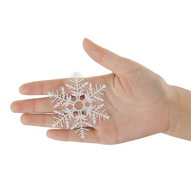36 Pcs White Snowflake Christmas Wall/Glass Window Sticker