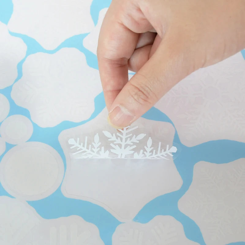 36 Pcs White Snowflake Christmas Wall/Glass Window Sticker