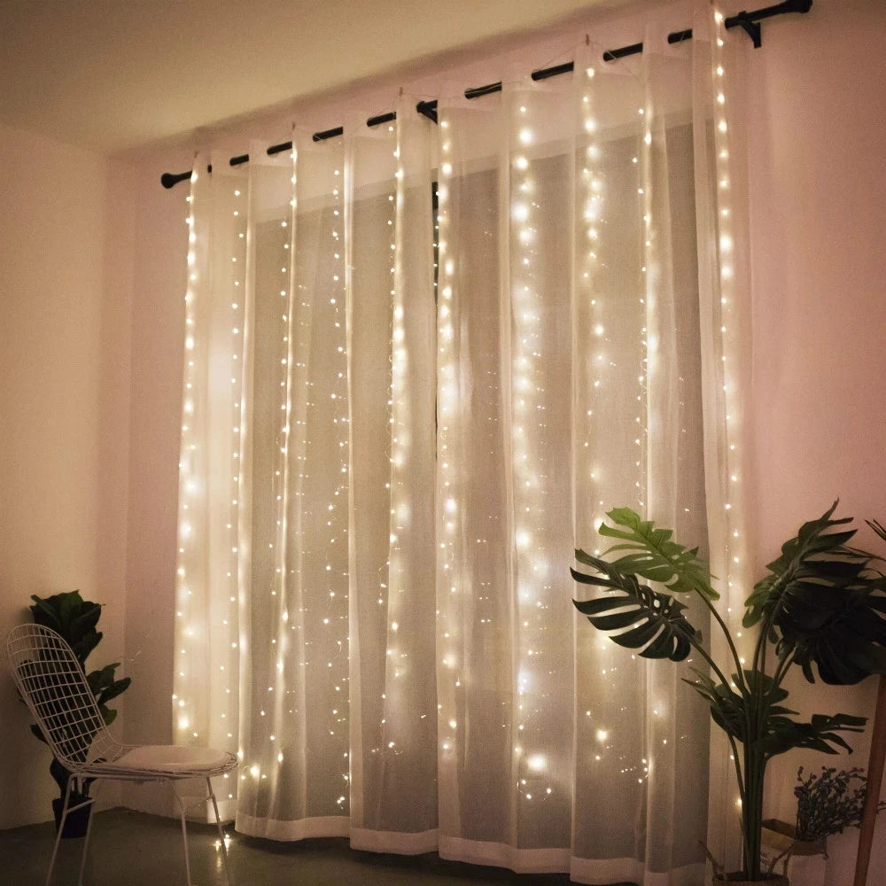 Christmas Smart Curtain LED For Home Decorations