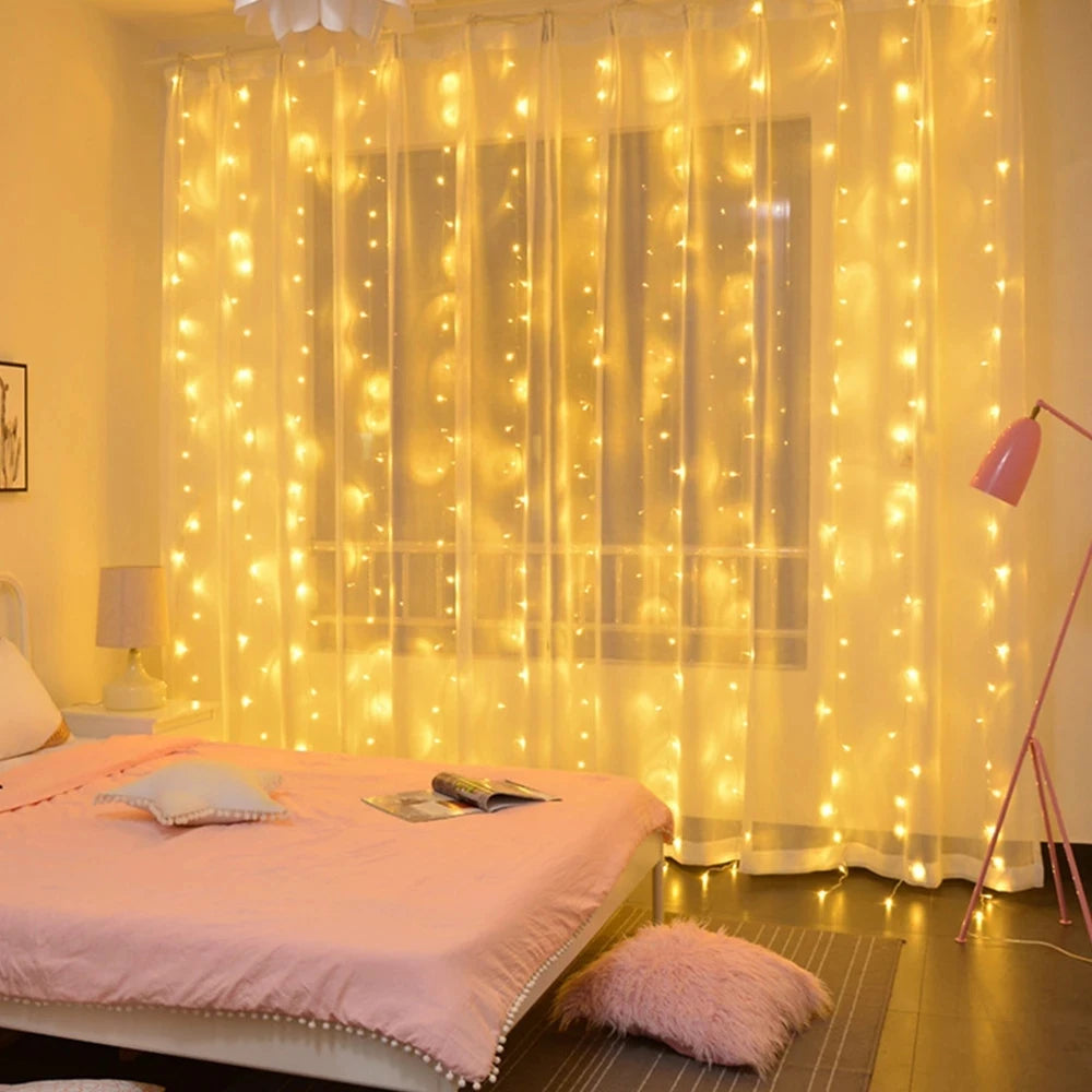 Christmas Smart Curtain LED For Home Decorations