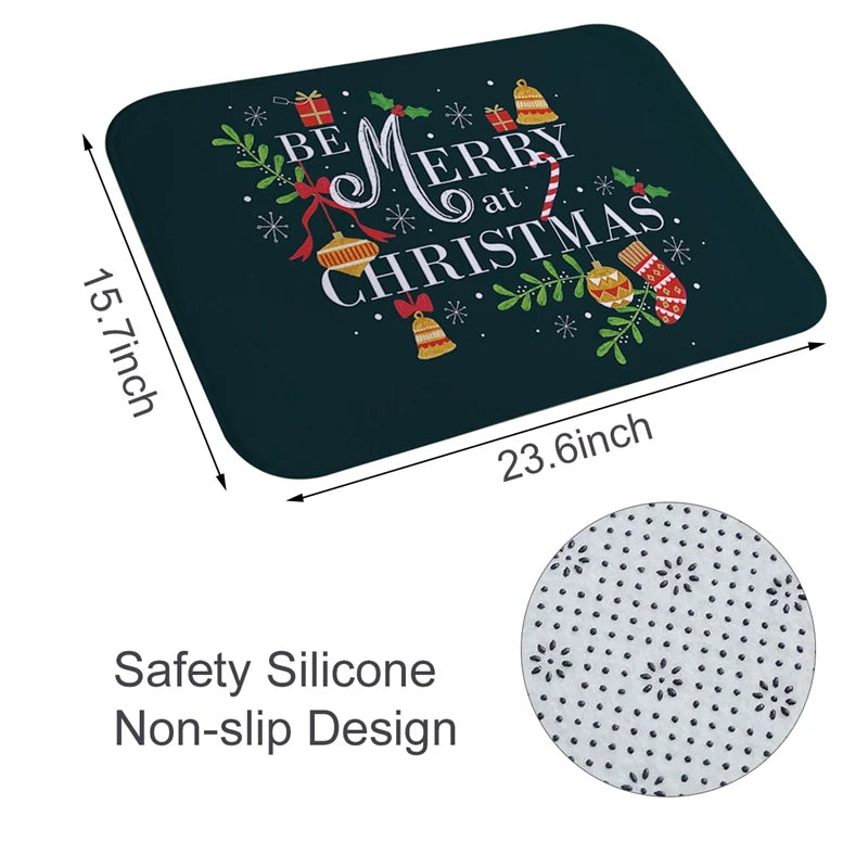 Beautiful Merry Christmas Doormat